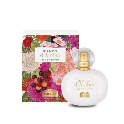 Bianco d'ambra Damen Eau de Parfum 50ml von HELAN, Flasche mit eleganter Gestaltung, ideal für Damen, Duftspray.
