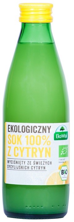 Zumo de limón 100% ECOLÓGICO 250 ml EKOWITAL