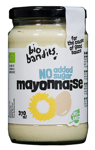 Egg mayonnaise WITH NO SUGAR ORGANIC 370 ml - ORGANIC BANDITS
