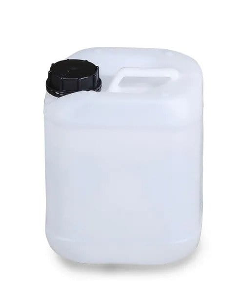 Großes 5-Liter Massage- und Körperöl von Tisserand Aromatherapy zur Muskelentspannung, flüssige Textur in einer weißen Flasche