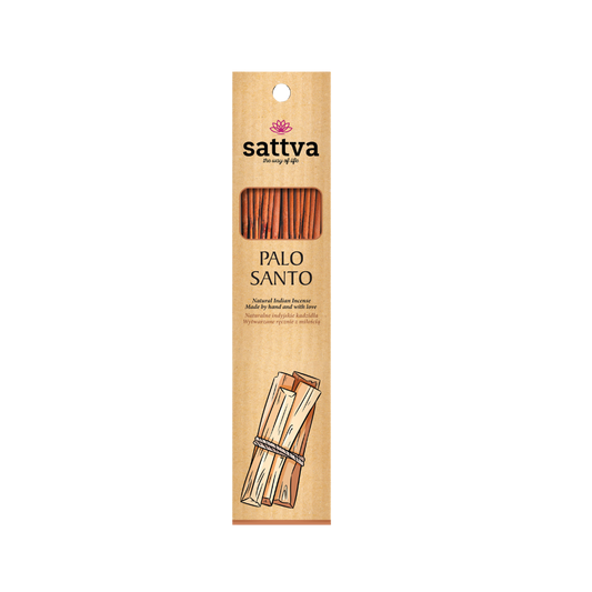 15 Stück indische Palo Santo Getränke, jeweils 30 g, von SATTVA, mit natürlichen, aromatischen Kräuterextrakten.