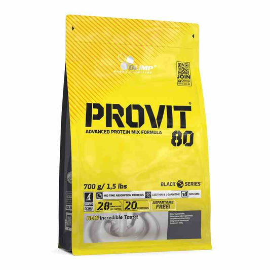 Olimp Provit 80 Tiramisu Proteinpulver in 700g Dose, cremige Geschmacksrichtung, für Muskelaufbau und Ernährung