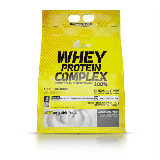 Olimp Molkenprotein-Komplex in Vanillegeschmack, 2,27 kg, Pulver für Muskelaufbau und Proteinergänzung, sichtbarer Behälter