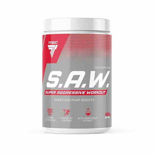 Trec S.A.W. Pulver mit Waldfruchtgeschmack, 200g Dose, nährstoffreiches Ergänzungsprodukt mit fruchtigem Aroma