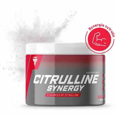 Trec Citrulline Synergy 240 g mit Wassermelonen- und Apfelgeschmack, Pulver in Dose, sportliche Ergänzung, Fruchtaromen