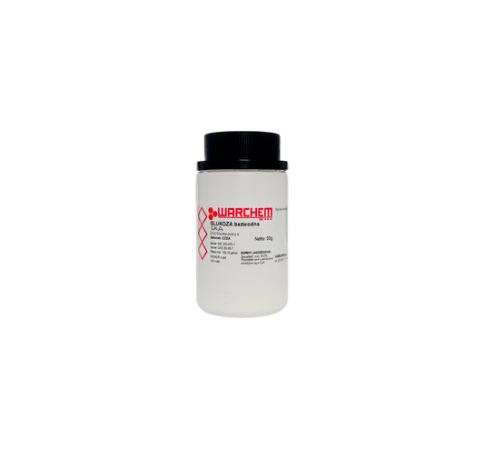 Reines, wasserfreies Glukosepulver von WARCHEM in 50g Verpackung, feines Pulver für kulinarische und medizinische Anwendungen