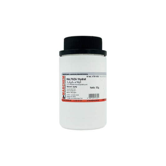 Reines Maltose 1-Hydrat, 50 g, Biogo.de, fein kristallines Pulver für Lebensmittel und Backwaren.