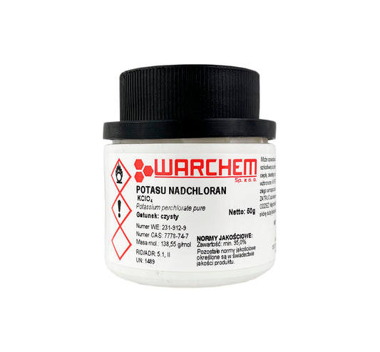 Reines Kaliumsuperchlorat in 50g Verpackung, chemisches Reagenz für Labor und Wissenschaft, von Biogo.de