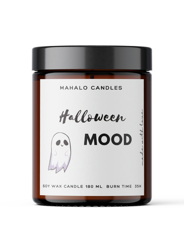 HALLOWEEN MOOD Sojakerze 180 ml handgefertigte MahaloCandles