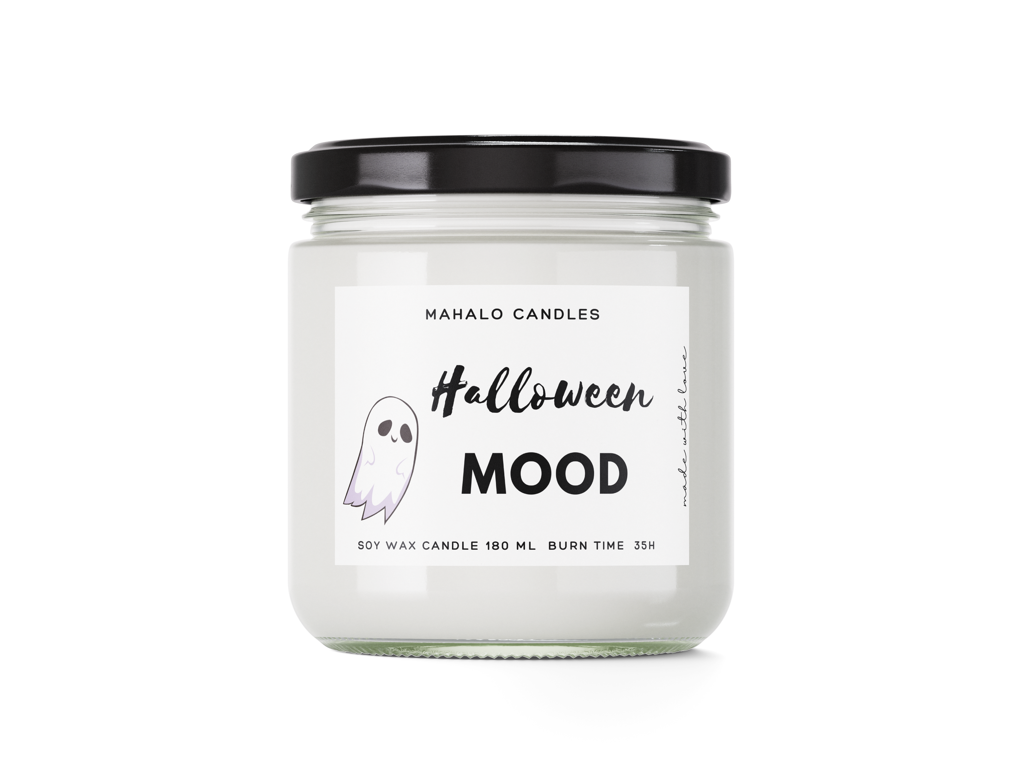 HALLOWEEN MOOD Sojakerze 180 ml handgefertigte MahaloCandles - Biogo.de Main image