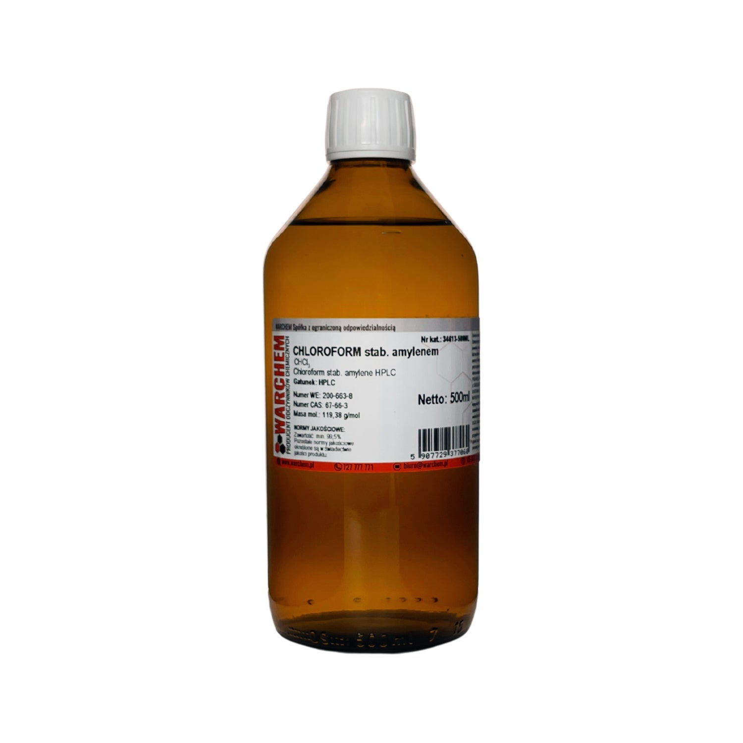 氯仿（Amylenstich）- HPLC级500毫升WARCHEM | Biogo.de