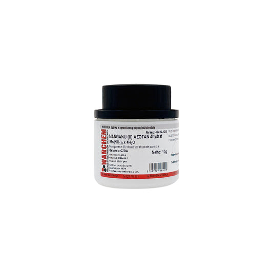 MANGANIUM(II)-NITRAT 4-Hydrat Pulver, 10g, chemische Verbindung in transparentem Behälter, für chemische Experimente