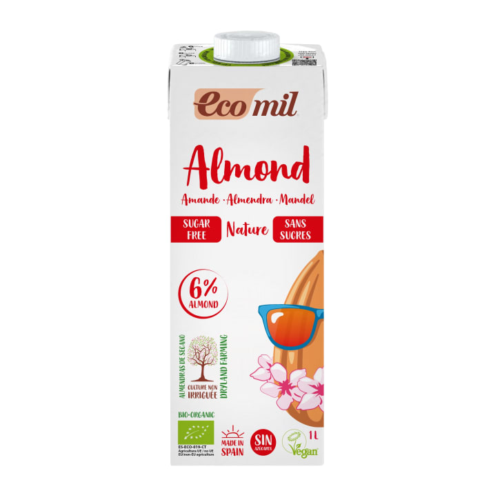 Mandľový nápoj bez cukru BIO 1000ml ECOMIL