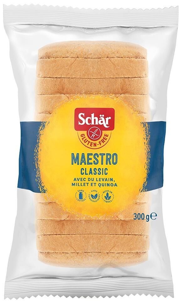 Meisterbäcker Classic gluten-free white bread, 300 g SCHÄR