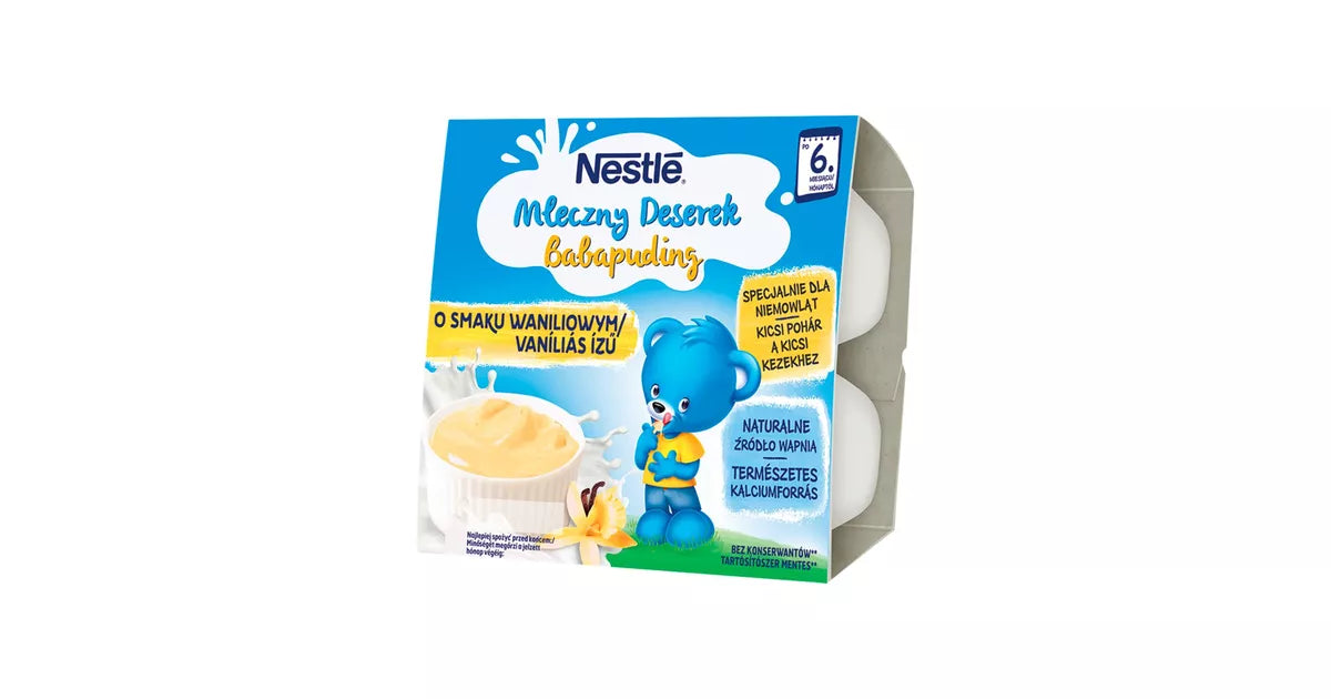 Milchdessert mit Vanillegeschmack nach 6 Monaten Nestle 400g