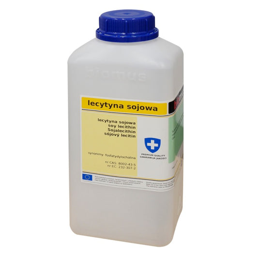 Biomus Sojalecithin 500g, gelbe Pulverpackung, natürliche pflanzliche Lecithinquelle, für Ernährung und Gesundheit
