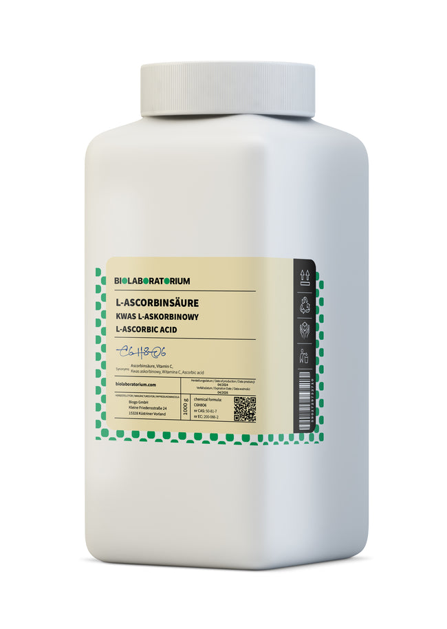 L-Ascorbinsäure Vitamin C 1kg BioLaboratorium - Biogo.de Hover Image
