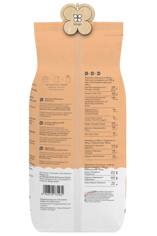 Kürbiskerne 1 kg BIOGO - Biogo.de