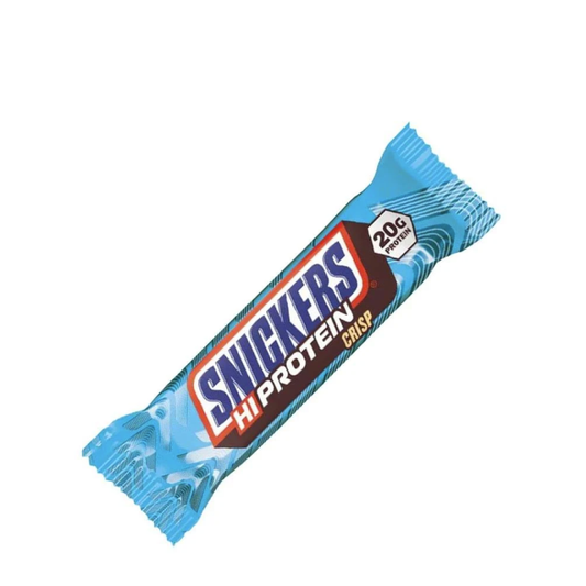 Mars Snickers Hi Protein Knusperriegel, 55g, mit Schokolade, Nüssen und Crisp-Textur, ideal für proteinreiche Snacks
