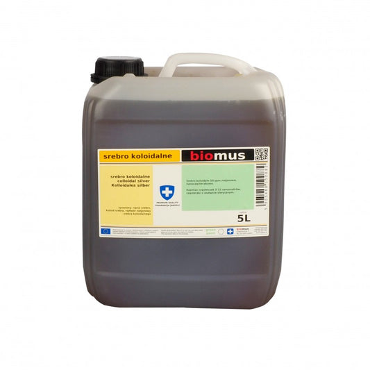 Kolloidales Silber 50 ppm BIOMUS 5 L - Biogo.de