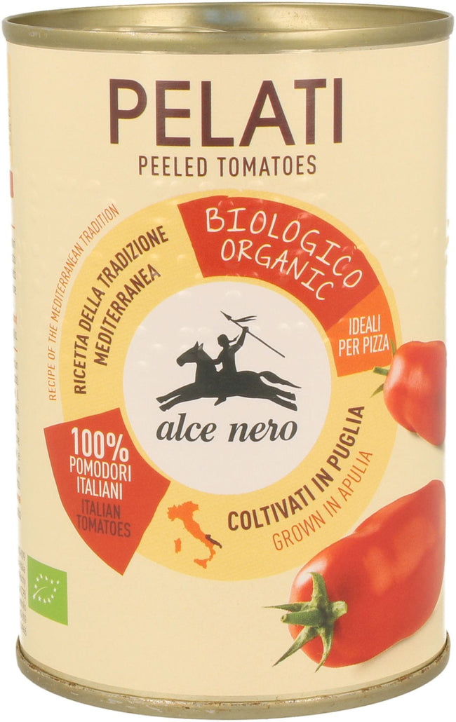 Pelati-Tomaten ohne Haut in der Dose BIO 400 g - ALCE NERO Hover Image