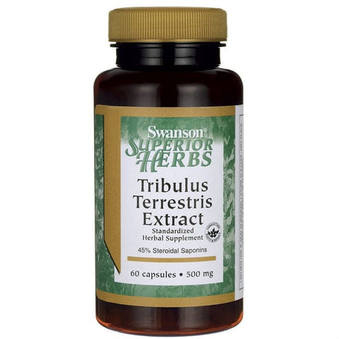 Tribulus terrestris standardisierter Tribulus terrestris-Extrakt 500 mg 60 Kapseln SWANSON