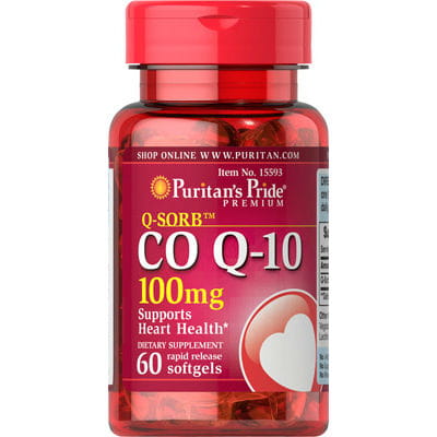 Coenzym Q10 100 mg pro Q10 60 Kapseln PURITAN'S PRIDE Hover Image