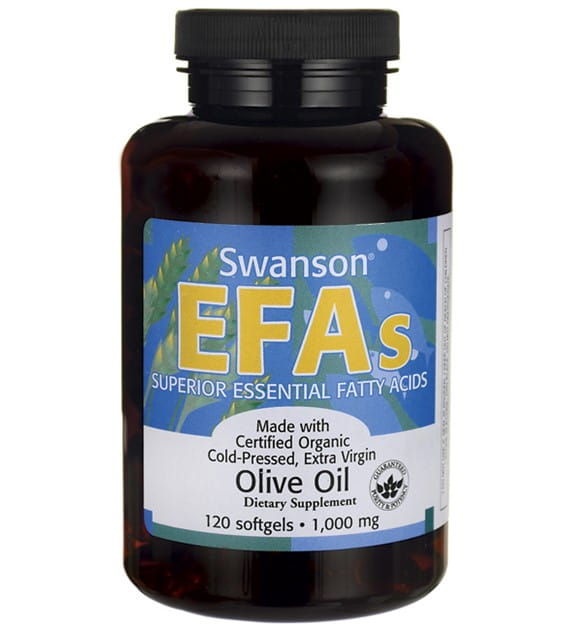 Natives Olivenöl extra EFAS 1000 mg 120 Kapseln SWANSON