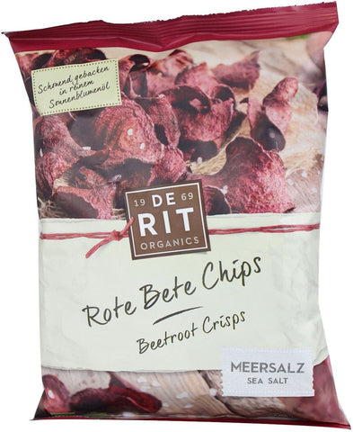 Rote-Bete-Chips mit Meersalz BIO 75 g - DE RIT