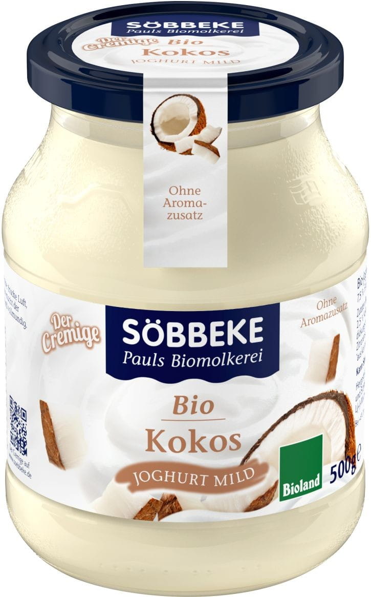 Kokosjoghurt 75% BIO 500 g (Glas) - SOBBEKE Hlavní obrázek produktu