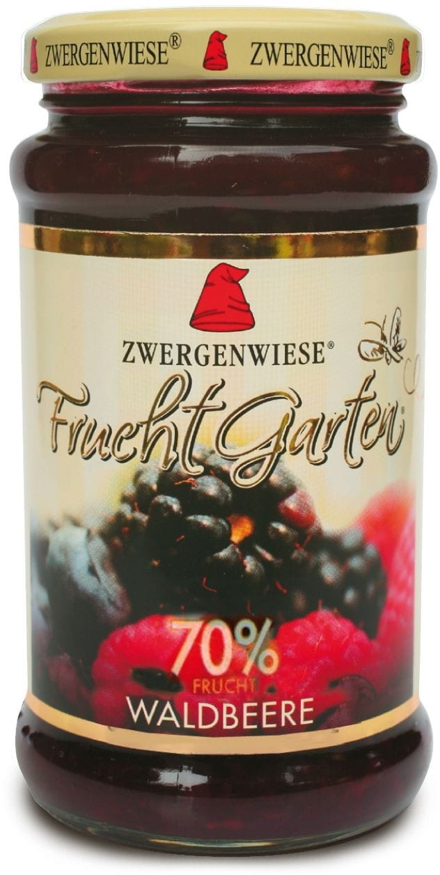 Waldfruchtmousse (70% Frucht) glutenfrei BIO 225 g - ZWERGENWIESE