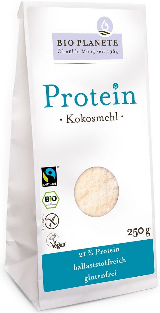 Kokosmehl mit hohem Proteingehalt glutenfrei ft BIO 250 g - BIO PLANETE Hover Image
