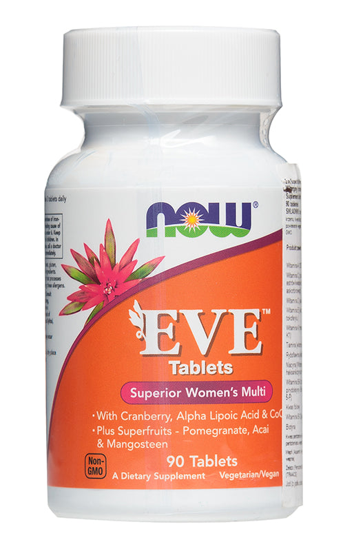 Vitamine und Mineralien Eve Superior Multi 90 Tabletten für Frauen NOW FOODS