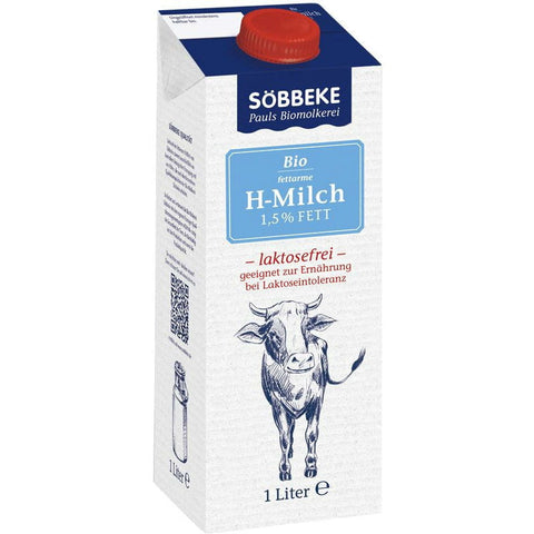 Laktosefreie Milch 15% BIO 1000 ml - SOBBEKE