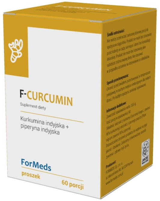 Indisches Curcumin mit Piperin von FORMEDS, 475 mg Curcumin und 95 mg Piperin, 60 Portionen, 306 g, Pulver in Dose
