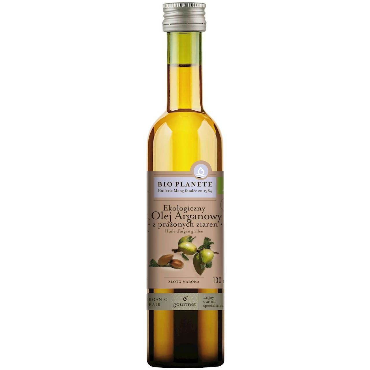 Arganöl (aus gerösteten Körnern) BIO 100 ml - BIO PLANETE Main image