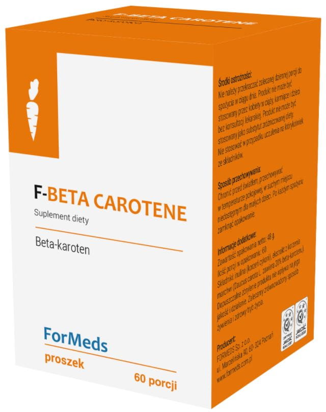 F - Beta-Carotin Beta - Carotin 15 mg 60 Portionen 48 g FORMEDS