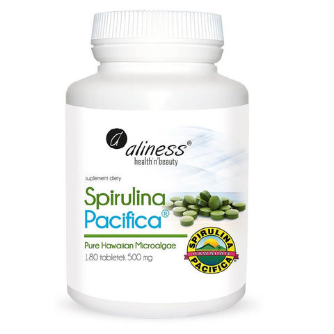 Pazifische Spirulina-Alge Arthrospira platensis pacifica 500 MG 180 Tabletten ALINESS