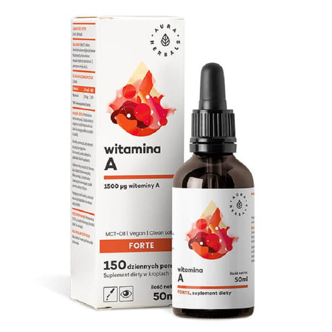 Vitamin A FORTE 1500 µg 150 Portionen 50 ml AURA HERBALS