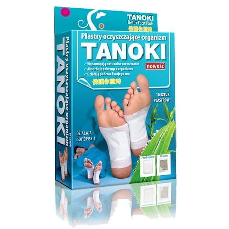 Tanoki Detox Foot Pads Reinigungspflaster 10 Stück / Packung AURA HERBALS