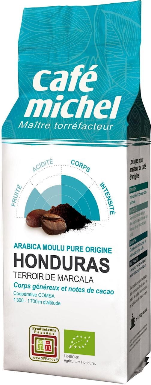 Gemahlener Kaffee Arabica Honduras Fairtrade BIO 250 g - CAFE MICHEL