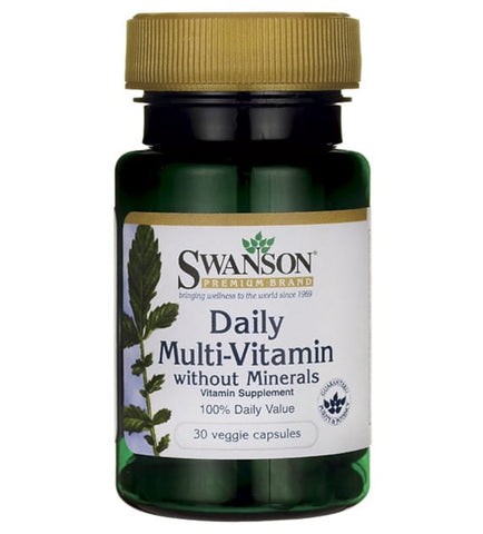 Multivitamin Multivitamin ohne Mineralstoffe 30 Kapseln täglich Multivitamin SWANSON