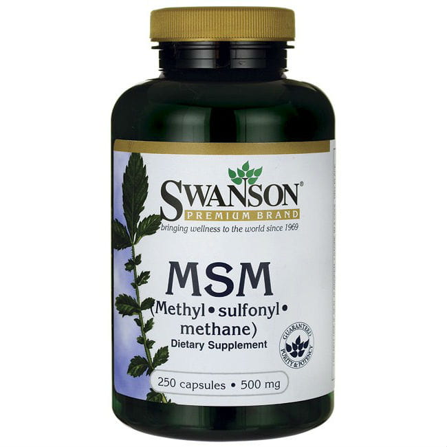 MSM organischer Schwefel 500 mg 250 Kapseln von SWANSON
