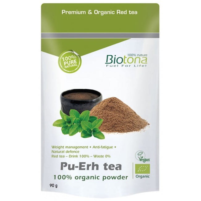 Pu-Erh-Tee in Pulverform BIO 90 g - BIOTONA Hover Image