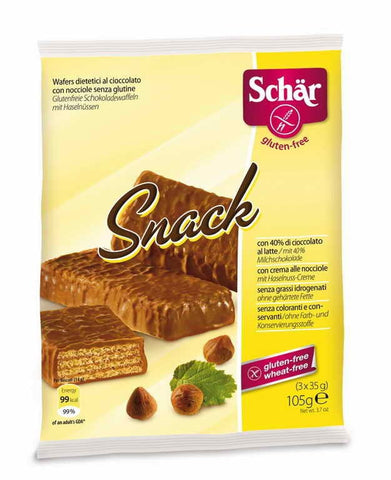 Snackwaffeln in Schokolade (3x35g) glutenfrei 105 g SCHÄR