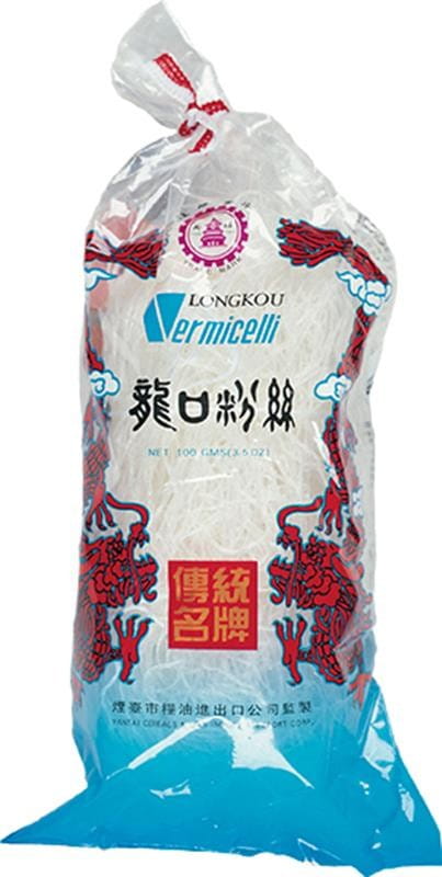 Chinesische Nudeln von MERRE, 100 g, trockene Pasta mit langen, dünnen Nudeln für asiatische Gerichte, Nahaufnahme