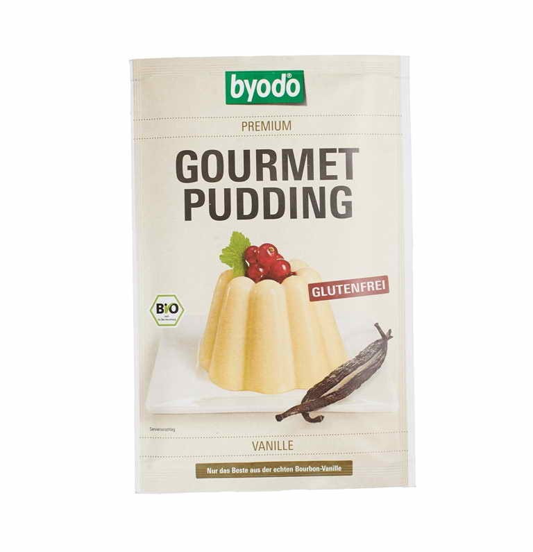 Instant-Vanillepudding ohne Gluten BIO 36 g BYODO