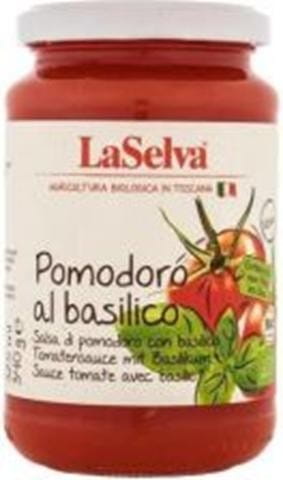 Tomatensauce mit Basilikum BIO 340 g LASELVA