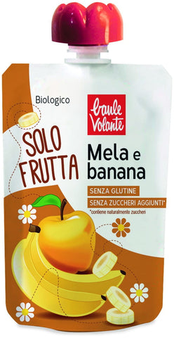 Apfel-Bananen-Mousse BIO 100 g BAULE VOLANTE