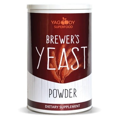 Bierhefe Pulverform 450 g von YAGOODY, feines, grünes Bierhefe-Pulver für Nahrungsergänzung und Rezepturen
